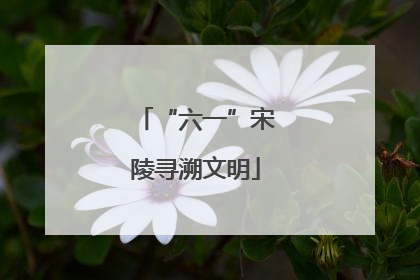 “六一”宋陵寻溯文明