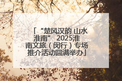 “楚风汉韵 山水淮南” 2025淮南文旅（闵行）专场推介活动圆满举办