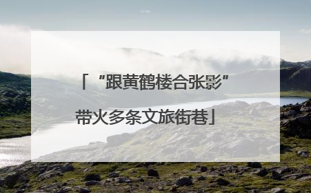 “跟黄鹤楼合张影”带火多条文旅街巷