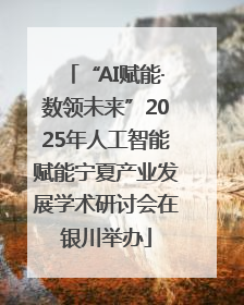 “AI赋能·数领未来”2025年人工智能赋能宁夏产业发展学术研讨会在银川举办