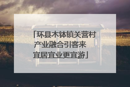 环县木钵镇关营村 产业融合引客来 宜居宜业更宜游