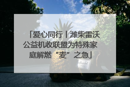 爱心同行丨潍柴雷沃公益机收联盟为特殊家庭解燃“麦”之急