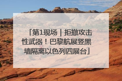 第1现场｜拒撤攻击性武器！巴黎航展竖黑墙隔离以色列四展台