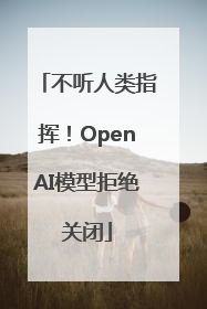 不听人类指挥！OpenAI模型拒绝关闭