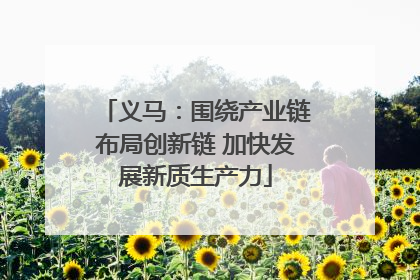 义马：围绕产业链布局创新链 加快发展新质生产力