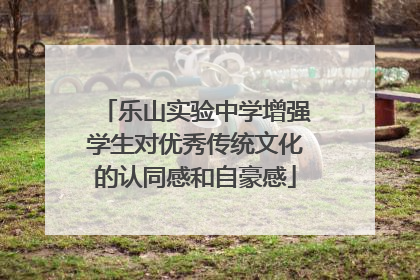 乐山实验中学增强学生对优秀传统文化的认同感和自豪感