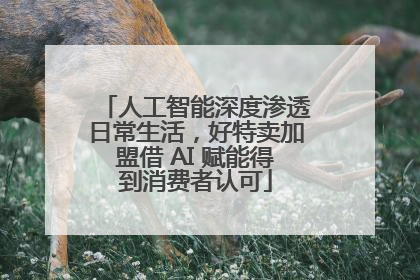人工智能深度渗透日常生活，好特卖加盟借 AI 赋能得到消费者认可