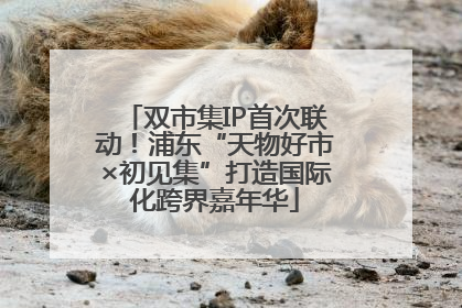 双市集IP首次联动！浦东“天物好市×初见集”打造国际化跨界嘉年华