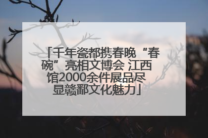 千年瓷都携春晚“春碗”亮相文博会 江西馆2000余件展品尽显赣鄱文化魅力
