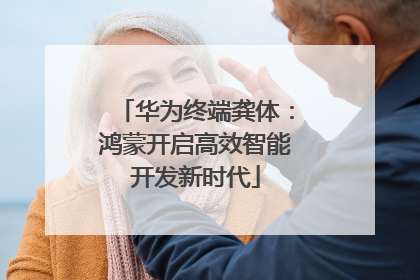 华为终端龚体：鸿蒙开启高效智能开发新时代