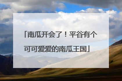 南瓜开会了！平谷有个可可爱爱的南瓜王国