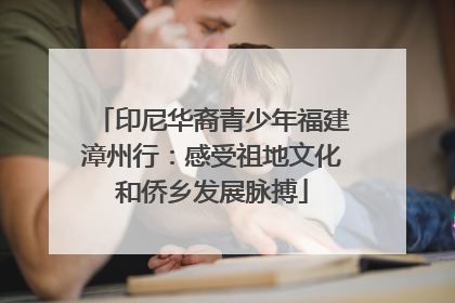 印尼华裔青少年福建漳州行：感受祖地文化和侨乡发展脉搏