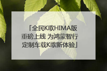 全民K歌HIMA版重磅上线 为鸿蒙智行定制车载K歌新体验