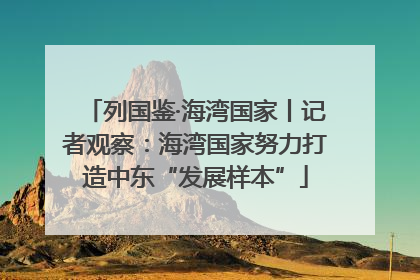 列国鉴·海湾国家丨记者观察：海湾国家努力打造中东“发展样本”