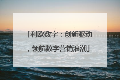 利欧数字：创新驱动，领航数字营销浪潮