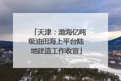 天津：渤海亿吨级油田海上平台陆地建造工作收官