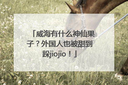威海有什么神仙果子？外国人也被甜到跺jiojio！