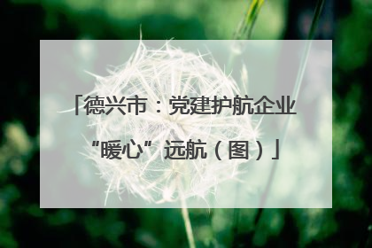 德兴市：党建护航企业“暖心”远航（图）