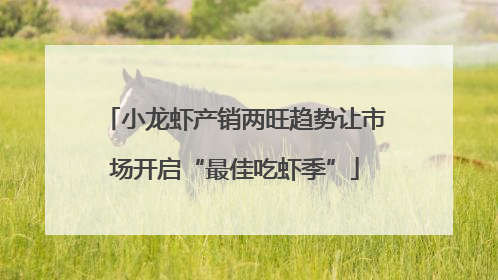 小龙虾产销两旺趋势让市场开启“最佳吃虾季”