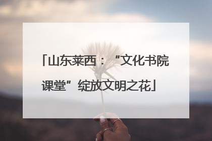 山东莱西：“文化书院课堂”绽放文明之花