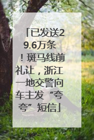 已发送29.6万条！斑马线前礼让，浙江一地交警向车主发“夸夸”短信