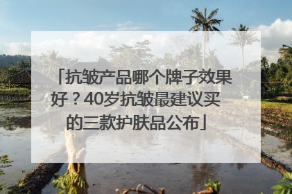 抗皱产品哪个牌子效果好？40岁抗皱最建议买的三款护肤品公布