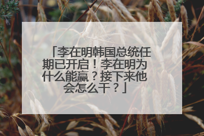 李在明韩国总统任期已开启！李在明为什么能赢？接下来他会怎么干？