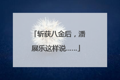 斩获八金后，潘展乐这样说……