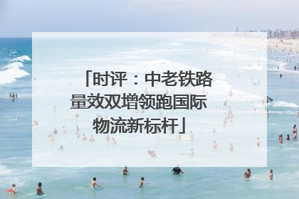 时评：中老铁路量效双增领跑国际物流新标杆