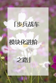 步兵战车模块化进阶之路