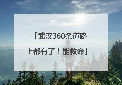武汉360条道路上都有了！能救命