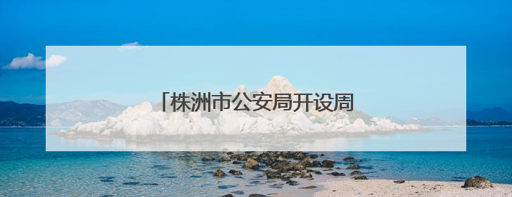 株洲市公安局开设周六学生专场办证服务