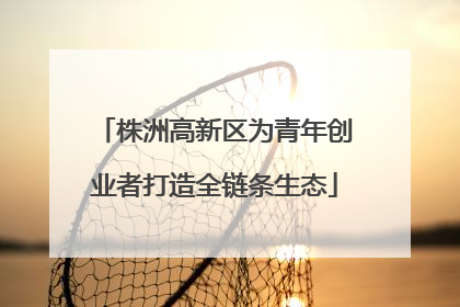 株洲高新区为青年创业者打造全链条生态