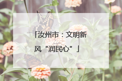 汝州市：文明新风“润民心”