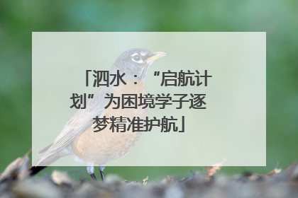 泗水：“启航计划”为困境学子逐梦精准护航