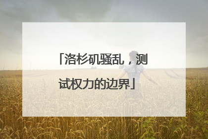 洛杉矶骚乱，测试权力的边界