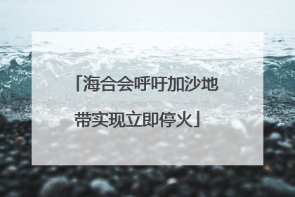 海合会呼吁加沙地带实现立即停火