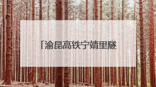 渝昆高铁宁靖里隧道贯通  云南段隧道已贯通40座