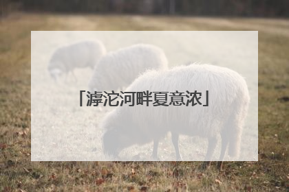 滹沱河畔夏意浓