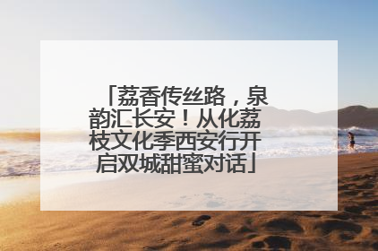 荔香传丝路，泉韵汇长安！从化荔枝文化季西安行开启双城甜蜜对话