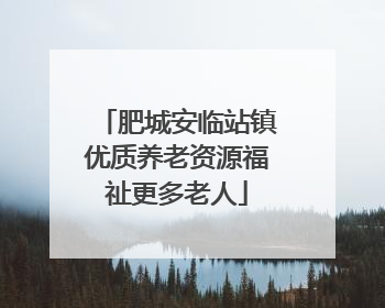 肥城安临站镇优质养老资源福祉更多老人