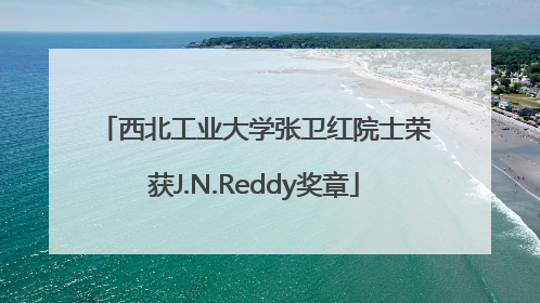 西北工业大学张卫红院士荣获J.N.Reddy奖章