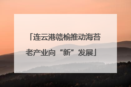 连云港赣榆推动海苔老产业向“新”发展