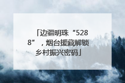 边疆明珠“5288”，烟台援藏解锁乡村振兴密码