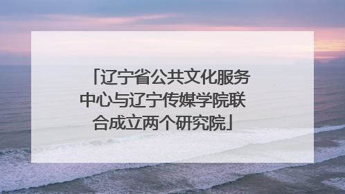 辽宁省公共文化服务中心与辽宁传媒学院联合成立两个研究院