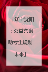 辽宁沈阳：公益咨询助考生规划未来