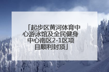 起步区黄河体育中心游泳馆及全民健身中心南区2-1区项目顺利封顶