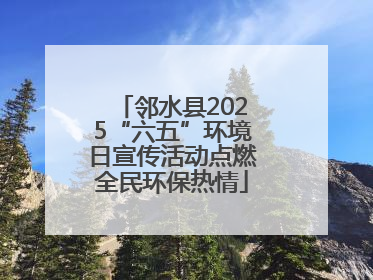 邻水县2025“六五”环境日宣传活动点燃全民环保热情
