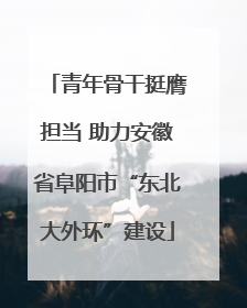 青年骨干挺膺担当 助力安徽省阜阳市“东北大外环”建设