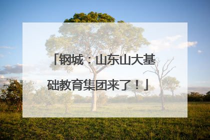 钢城：山东山大基础教育集团来了！